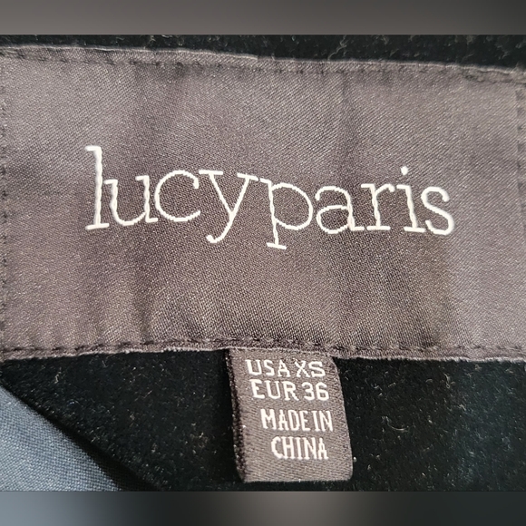 Lucy Paris Velvet Dark Green Blazer Jacket | Size XS - Picture 4 of 4